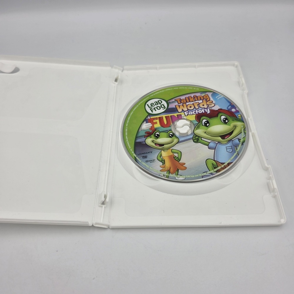 Leap Frog: Talking Words Factory (DVD)‎ Learn How Letters Build Words * NO CASE*